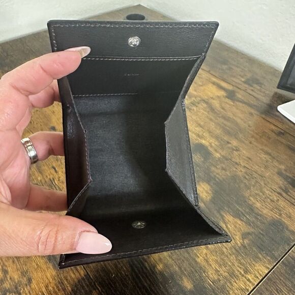 Dunhill Coin Case Wallet Compact Black Leather‎ - Picture 4 of 9